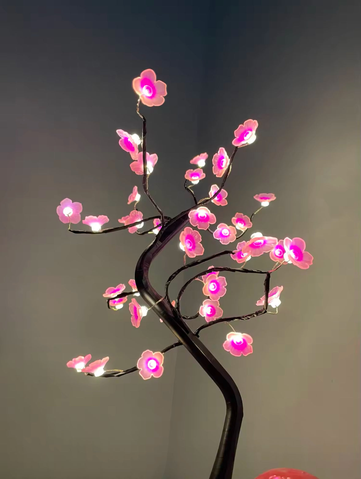 Bonsai Night Light Cherry Blossom Desktop Tree